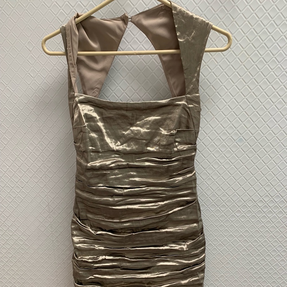 Nicole Miller crinkle dress